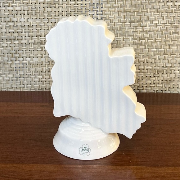 🌟4xHP🌟☘️VTG 1988-98 Donegal Parian China Shamrock Pattern Emerald Isle Clock - Picture 5 of 9